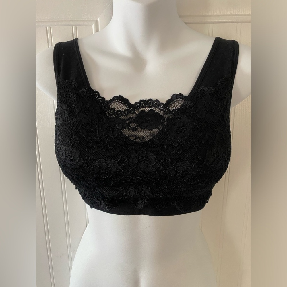 Zenana Outfitters Black Lace Bralette